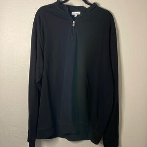 Peter Millar Half Zip up Pull over Jacket Black Size XXL